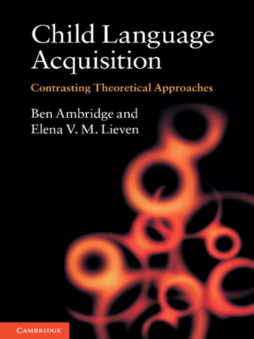 Cover image for Child Language Acquisition